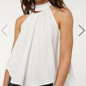 O'Neill White Halter Blouse